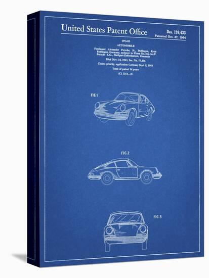 PP144- Blueprint 1964 Porsche 911  Patent Poster-Cole Borders-Premier Image Canvas