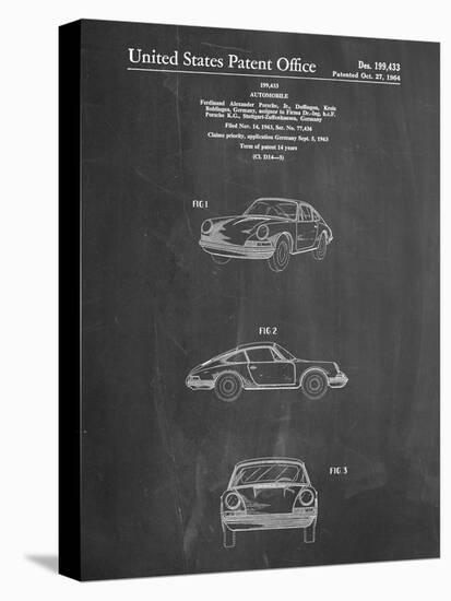 PP144- Chalkboard 1964 Porsche 911  Patent Poster-Cole Borders-Premier Image Canvas