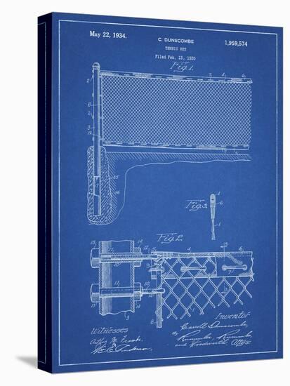 PP181- Blueprint Tennis Net Patent Poster-Cole Borders-Premier Image Canvas