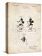 PP191- Vintage Parchment Mickey Mouse 1929 Patent Poster-Cole Borders-Premier Image Canvas