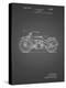 PP194- Black Grid Harley Davidson Motorcycle 1919 Patent Poster-Cole Borders-Premier Image Canvas