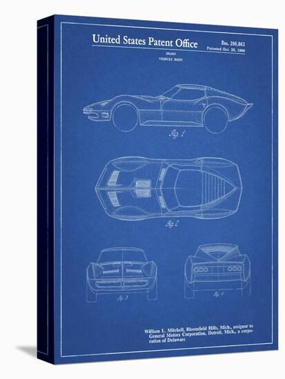 PP21 Blueprint-Borders Cole-Premier Image Canvas