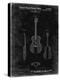 PP306-Black Grunge Buck Owens American Guitar Patent Poster-Cole Borders-Premier Image Canvas