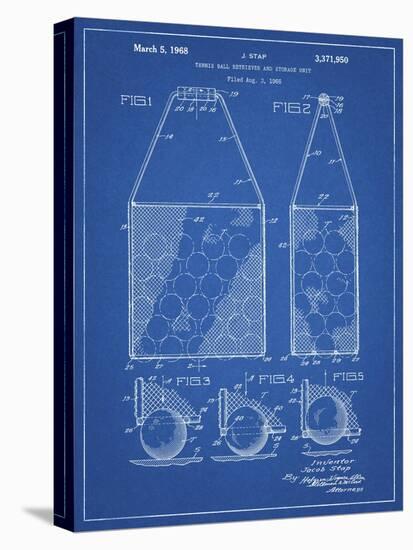 PP436-Blueprint Tennis Hopper Patent Poster-Cole Borders-Premier Image Canvas