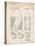 PP436-Vintage Parchment Tennis Hopper Patent Poster-Cole Borders-Premier Image Canvas