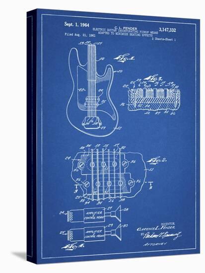 PP49 Blueprint-Borders Cole-Premier Image Canvas