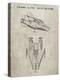 PP515-Sandstone Star Wars RZ-1 A Wing Starfighter Patent Print-Cole Borders-Premier Image Canvas