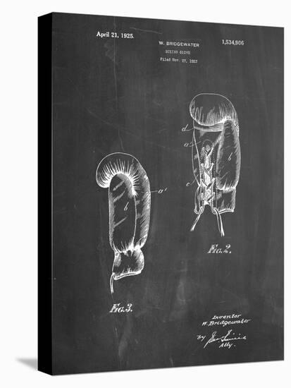 PP517-Chalkboard Boxing Glove 1925 Patent Poster-Cole Borders-Premier Image Canvas