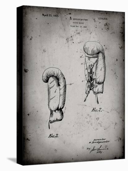 PP517-Faded Grey Boxing Glove 1925 Patent Poster-Cole Borders-Premier Image Canvas