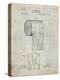 PP53-Antique Grid Parchment Toilet Paper Patent-Cole Borders-Premier Image Canvas