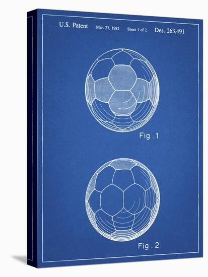 PP62-Blueprint Leather Soccer Ball Patent Poster-Cole Borders-Premier Image Canvas