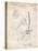 PP64-Vintage Parchment Antique Microscope Patent Poster-Cole Borders-Premier Image Canvas