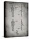 PP646-Faded Grey Star Wars IG-88 Assassin Droid Patent Wall Art Poster-Cole Borders-Premier Image Canvas