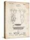 PP690-Vintage Parchment Ridell Football Pads 1926 Patent Poster-Cole Borders-Premier Image Canvas