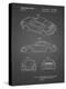 PP700-Black Grid 199 Porsche 911 Patent Poster-Cole Borders-Premier Image Canvas