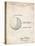 PP736-Vintage Parchment Billiard Ball Patent Poster-Cole Borders-Premier Image Canvas