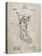 PP764-Sandstone Christmas Stocking 1912 Patent Poster-Cole Borders-Premier Image Canvas