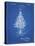 PP766-Blueprint Christmas Tree Poster-Cole Borders-Premier Image Canvas