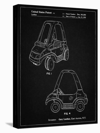 PP816-Vintage Black Fisher Price Toy Car Patent Poster-Cole Borders-Premier Image Canvas