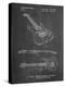 PP888-Chalkboard Ibanez Pro 540RBB Electric Guitar Patent Poster-Cole Borders-Premier Image Canvas