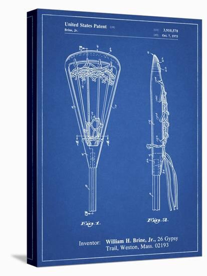 PP915-Blueprint Lacrosse Stick 1936 Patent Poster-Cole Borders-Premier Image Canvas