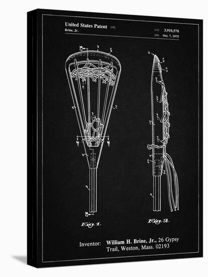 PP915-Vintage Black Lacrosse Stick 1936 Patent Poster-Cole Borders-Premier Image Canvas