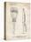 PP915-Vintage Parchment Lacrosse Stick 1936 Patent Poster-Cole Borders-Premier Image Canvas