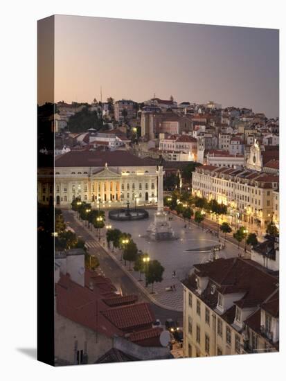 Praca Do Pedro Iv Square, Lisbon, Portugal-Demetrio Carrasco-Premier Image Canvas