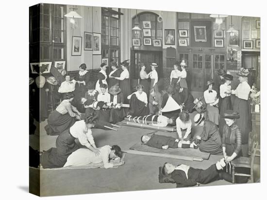 Practical First Aid Class for Women, Blackheath Road Evening Institute, 1914-null-Premier Image Canvas
