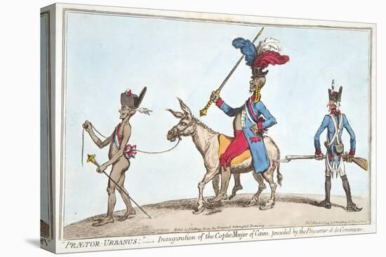 Praetor Urbanus' - Inauguration of the Coptic Mayor of Cairo-James Gillray-Premier Image Canvas