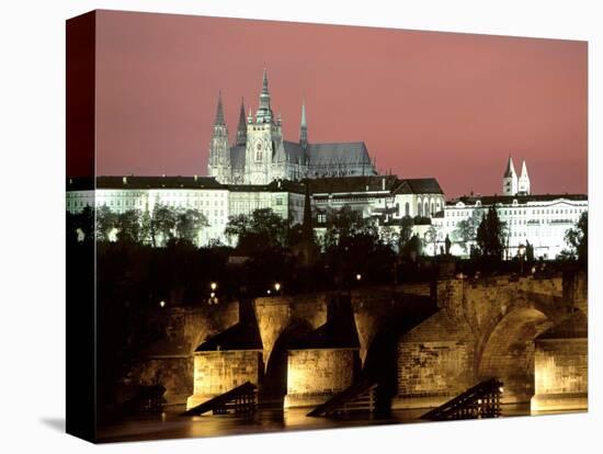 Prague Castle and St Vitus Cathedral, Czech Republic-Peter Thompson-Premier Image Canvas
