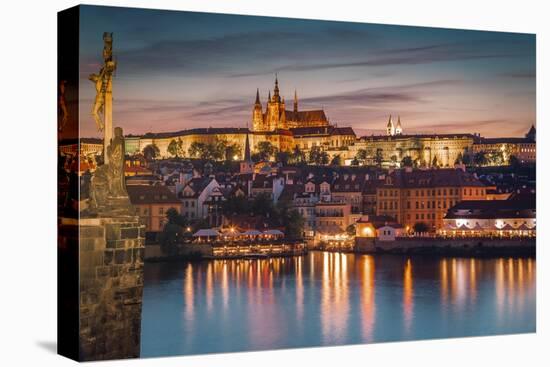 Prague Castle in sunset-Belinda Shi-Premier Image Canvas