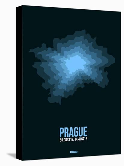 Prague Radiant Map 2-NaxArt-Stretched Canvas