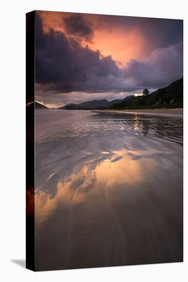 Praia De Lagoinha Beach During Sunset in Ubatuba, Sao Paulo State, Brazil-Alex Saberi-Premier Image Canvas