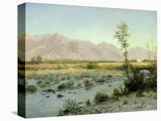 Prairie Landscape-Albert Bierstadt-Premier Image Canvas