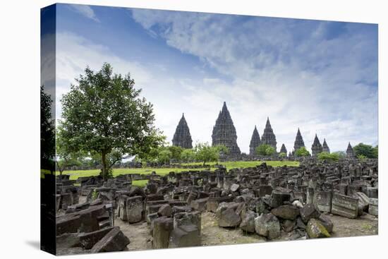 Prambanan Hindu Temples, UNESCO World Heritage Site, Near Yogyakarta, Java, Indonesia-Alex Robinson-Premier Image Canvas
