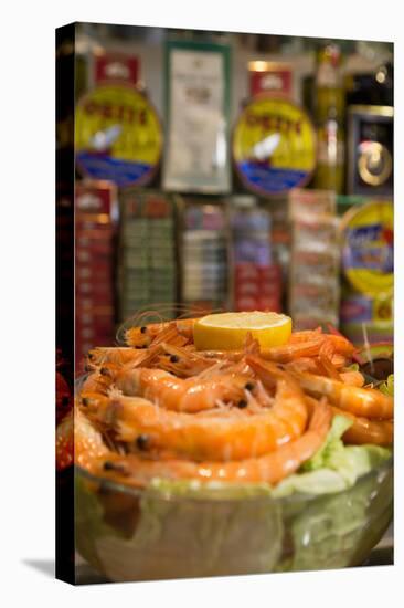 Prawns in a Traditional Tapas Bar in Madrid, Spain, Europe-Martin Child-Premier Image Canvas