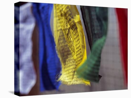 Prayer Flags Alongside the Everest Base Camp Trail-Mark Hannaford-Premier Image Canvas