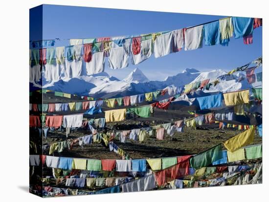 Prayer Flags, Himalayas, Tibet, China-Ethel Davies-Premier Image Canvas