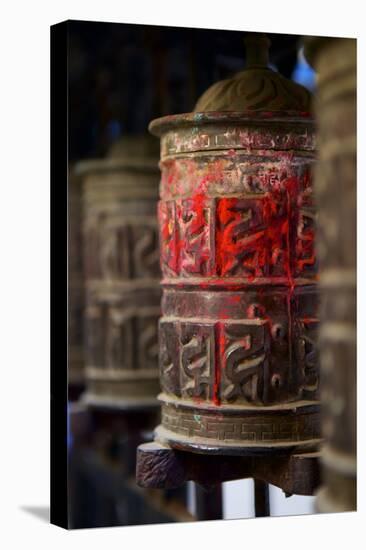 Prayer Wheels, Kathmandu, Nepal, Asia-Simon Montgomery-Premier Image Canvas