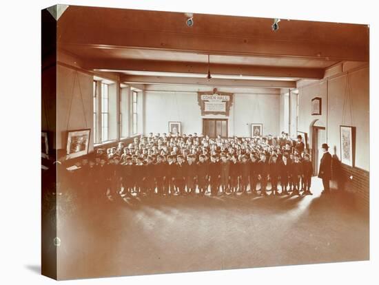 Prayers, Jews Free School, Stepney, London, 1908-null-Premier Image Canvas