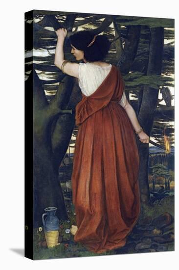 Pre-Raphaelite Paintings : Rizpah (Ritspa, Ritspah), the Daughter of Aiah Par Stanhope (Spencer-Sta-John Roddam Spencer Stanhope-Premier Image Canvas