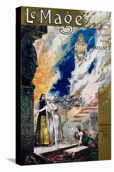 Pre-Raphaelite Poster for Jules Massenet's Opera Le Mage-null-Premier Image Canvas