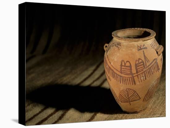 Predynastic Pot from Naqada I, Cairo Museum, Egypt-Kenneth Garrett-Premier Image Canvas