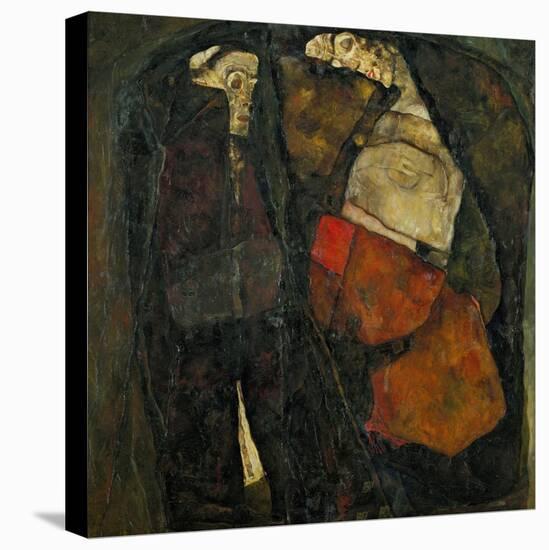 Pregnant Woman and Death-Egon Schiele-Premier Image Canvas