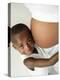 Pregnant Woman And Son-Ian Boddy-Premier Image Canvas