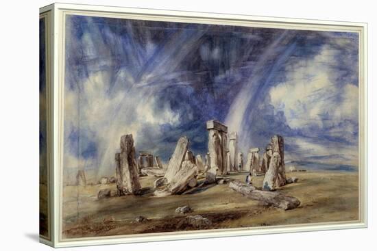 Prehistoric Site of Stonehenge (England). Painting by John Constable (1776-1837), 1836. London, Vic-John Constable-Premier Image Canvas