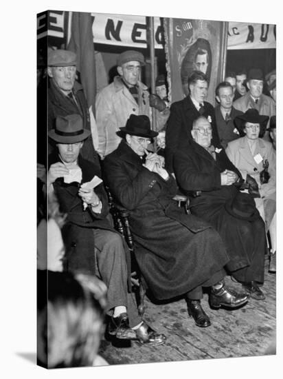 Premier Eamon De Valera at a Campagin Meeting in Athlone-Tony Linck-Premier Image Canvas