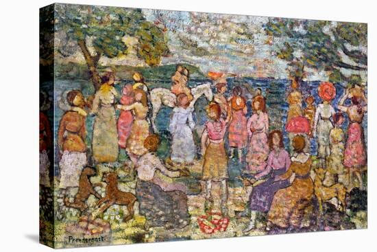 Prendergast: Beach, 1916-Maurice Brazil Prendergast-Premier Image Canvas