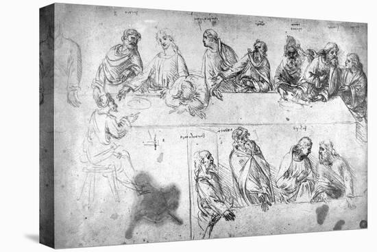 Preparatory Drawing For the Last Supper-Leonardo da Vinci-Premier Image Canvas
